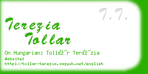 terezia tollar business card